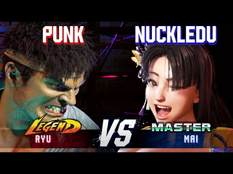 SF6 ▰ PUNK (Ryu) vs NUCKLEDU (Mai) ▰ High Level Gameplay