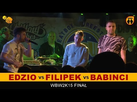 Edzio 🆚 Filipek 🆚 Babinci 🎤 WBW 2015 Finał (freestyle rap battle) Dogrywka