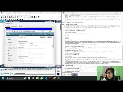 13.3.12 Packet Tracer - Configure a WPA2 Enterprise WLAN on The WLC