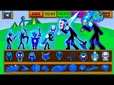 Voltaic Spearton vs Mega giant swordwraths and Mega final boss (light of hope) - stick war animation