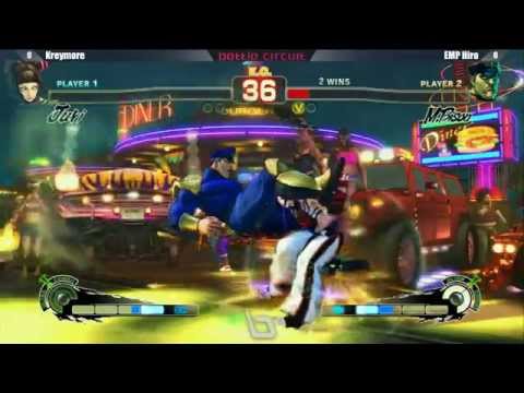 Next Level Battle Circuit 128 - USF4 - Kreymore (Juri) vs EMP Hiro (Dictator)