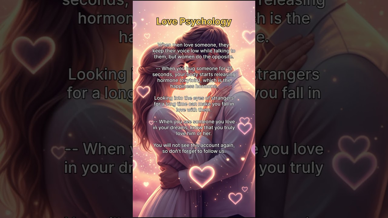 Love Psychology Facts | Hidden Signs of True Love You Didn’t Know