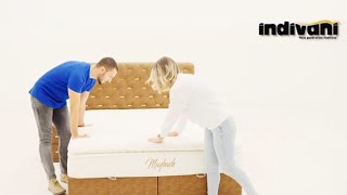 Masko Yatak - Masko Baza - Masko Baza Yatak Set - İndivani