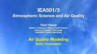 IEA501 Air Quality Modeling Emission Rate
