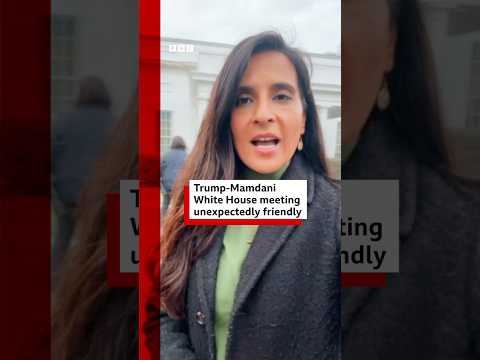 Trump-Mamdani White House meeting unexpectedly friendly. #DonaldTrump #ZohranMamdani #BBCNews