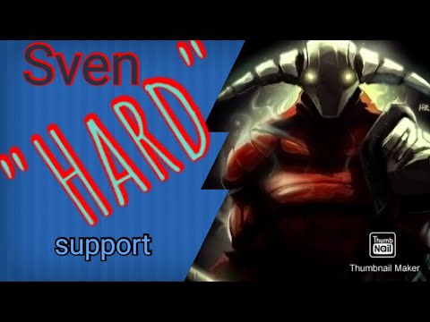 Dota 2 Sven hard support !!!!!!!
