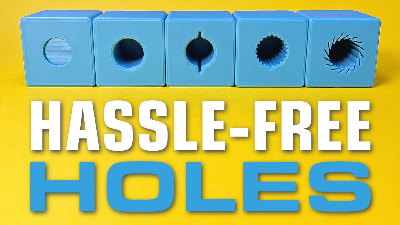 Design Better Holes | Improve Tolerances | Reduce Sagging | Design for Mass Production 3D Printing