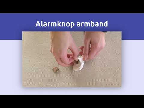 Alarmknop armband batterij vervangen
