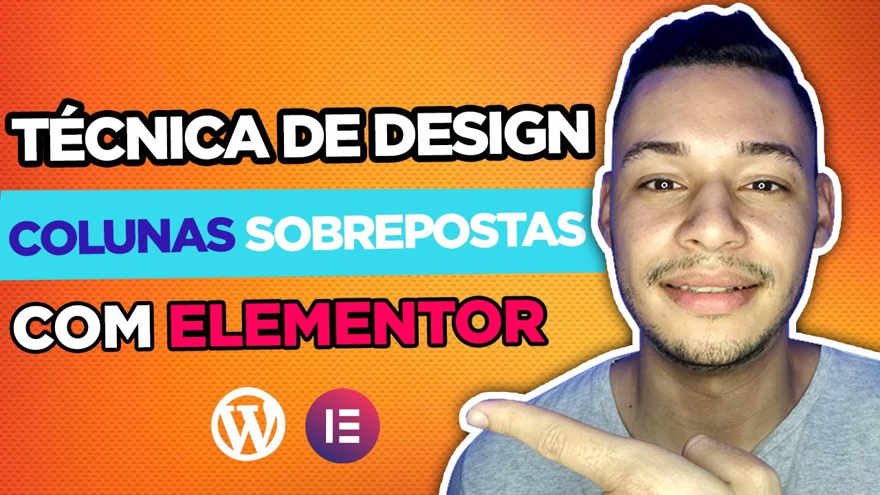 Como Criar COLUNAS SOBREPOSTAS NO ELEMENTOR (Técnica Incrível de DESIGN)