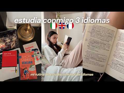 A week learning 3 languages ​​| Carolette Martin