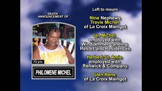 Philomene Michel ~ Long Obituary