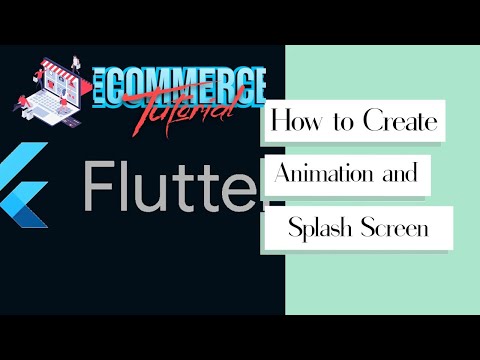 5. How to create Flutter Animation and Splash Screen - Add animation to the splash screen