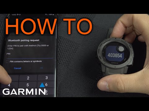 How to Connect Garmin Instinct to Phone Garmin Connect