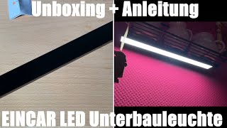 LED Unterbauleuchte Küche Batterie mit Sensor, 40cm 70 LED 1500mAh Akku Unboxing und Anleitung