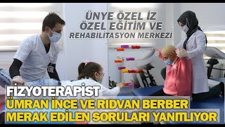 Özel iz özel eğitim ve rehabilitasyon merkezi fizyoterapistleri Ümran İNCE ve Rı