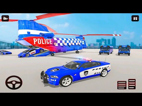 Police Car Transport Truck: Airplane & Ship Cargo - Police Car Mode - Android Gameplay