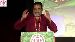 Shri Mohandas Pai speaking at WHC 2018 Plenary Session