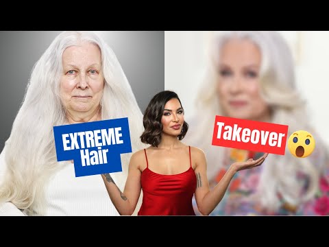 , title : 'She hasn't cut her hair in YEARS | Watch her INCREDIBLE Transformation! | MATURE HAIR TAKEOVER!'