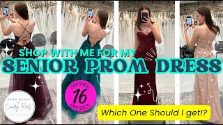 WHICH PROM DRESS SHOULD I GET? | PROM DRESS SHOPPING 2024! | VLOG