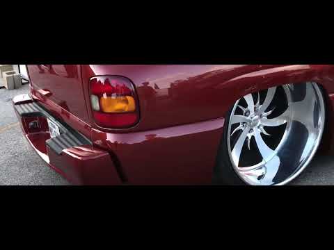 MR Joonaa ReSSurection SS Stepside clone reveal. Air suspension custom paint job and intro wheels.