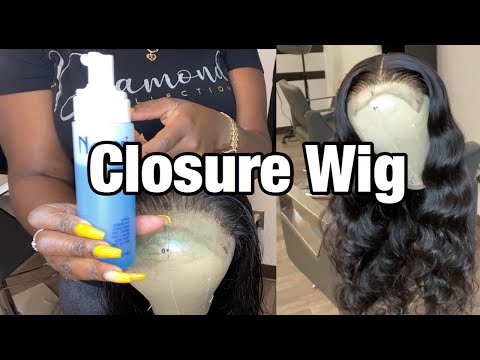 WIG OUT WEDNESDAY :CLOSURE WIG |BLEACHING| PLUCKING