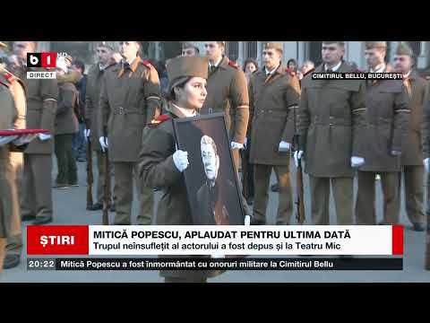 MITICĂ POPESCU, APLAUDAT PENTRU ULTIMA DATĂ_Știri B1_6 ian 2023