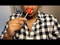 ASMR Lollipop Super Blow Pop Close Up Satisfying Mouth Sounds For Relaxation NO TALKING