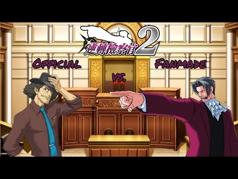 Ace Attorney Investigations 2: Prosecutor's Gambit - Official vs. Fanmade Translation (Names)