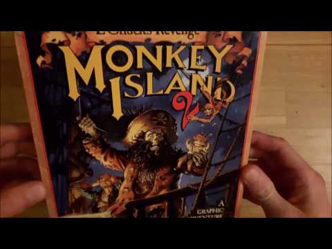 Monkey Island 2: LeChuck's Revenge (PC Big box) Unboxing