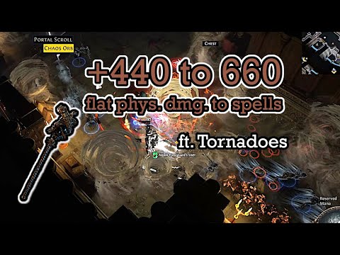 The Black Cane has potential? ft. Tornadoes - Path of Exile (3.11 Harvest)