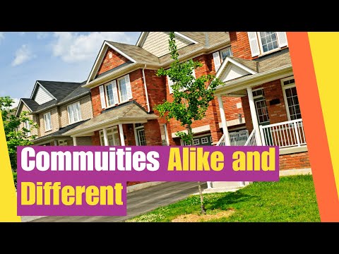 Communities Alike and Different | Learn about urban, suburban and rural communities | Lesson Booste