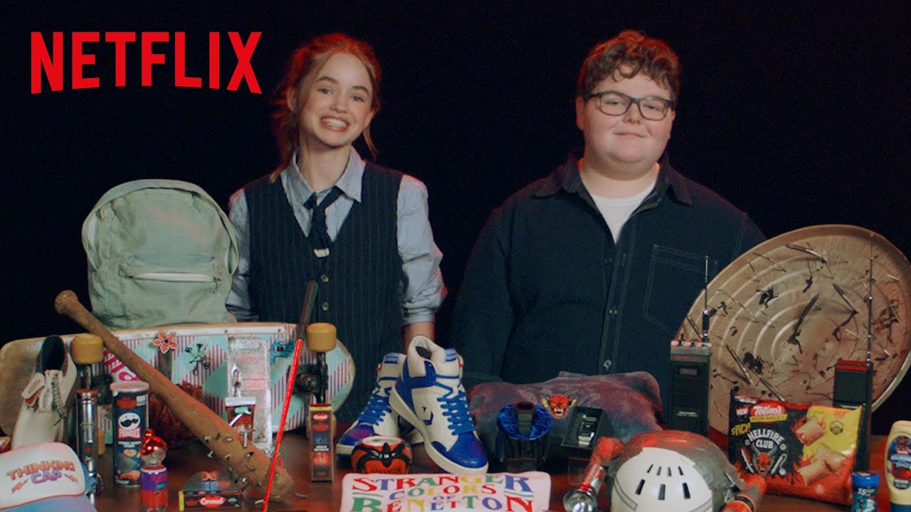 Nell Fisher & Jake Connelly Build an Upside Down Survival Kit | Stranger Things | Netflix