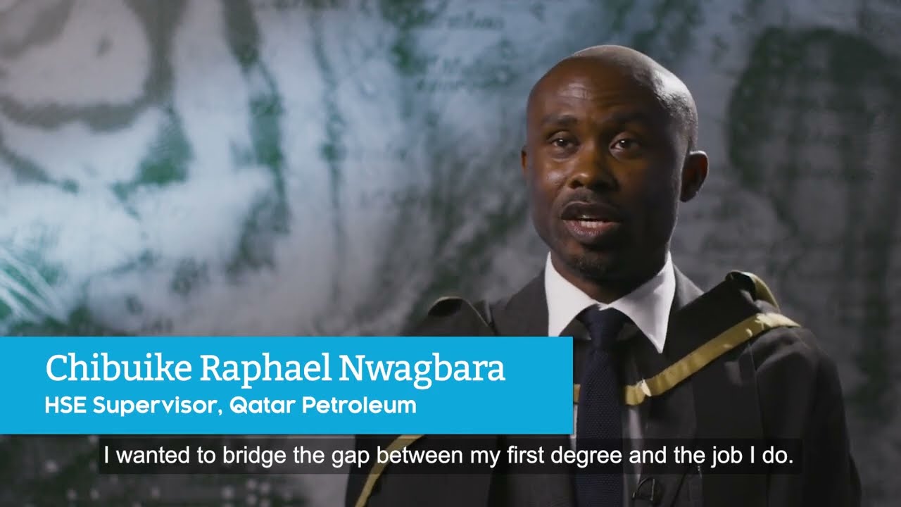 MSc Safety, Risk and Reliability Engineering Graduate Chibuike Raphael Nwagbara