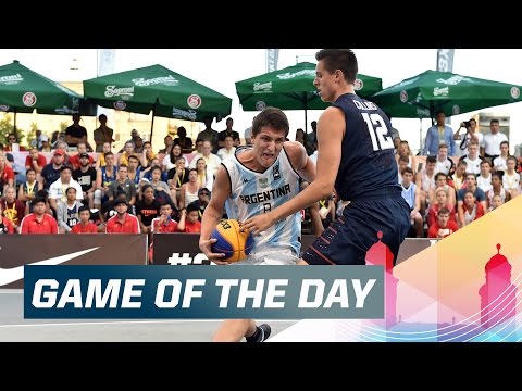 USA vs ARG - Game of the Day (Day 2) - 2015 FIBA 3x3 U18 World Championships | 3x3 Basketball