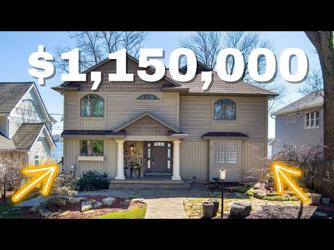 Inside A $1,150,000 Lake House In Michigan! | Silver Lake, Rockford Michigan