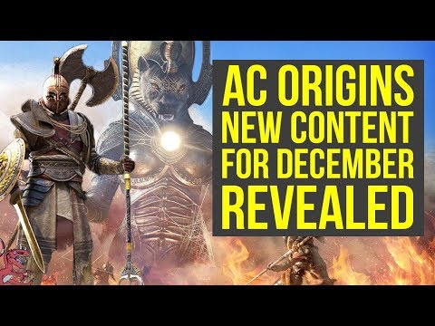 Assassin's Creed Origins DLC HORDE MODE, TRIAL OF THE GODS & More Coming in December (AC Origins DLC Video