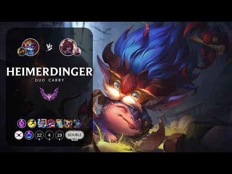 Heimerdinger Carry vs Xayah - KR Master Patch 13.19