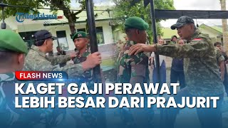 Menhan Sjafrie Terkejut Tahu Gaji Perawat Lebih Tinggi dari Prajurit TNI saat Sidak Anak Buah