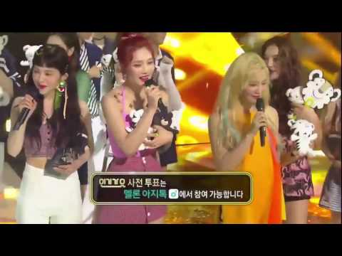 170723 Red velvet win inkigayo