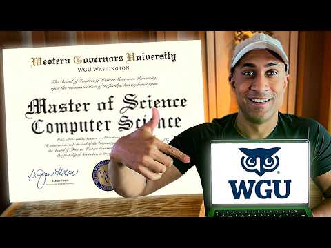 WGU's New Masters Computer Science Degree (2025, Multiple Disciplines)