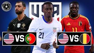 PREVIEWING The USMNT's March 2026 Window (Belgium & Portugal Predictions)