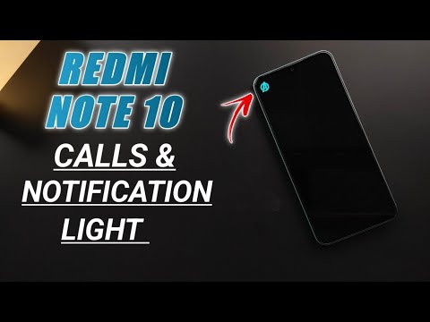 How To Set Custom Calls & Notification Light In Redmi Note 10 | In Xiaomi Mobiles |
