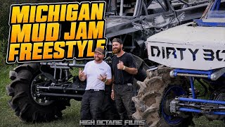 HIGH HORSEPOWER MEGA TRUCKS GO WILD! | Michigan Mud Jam Freestyle