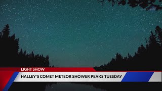 Meteor shower from Halley’s Comet on display in the night sky this week