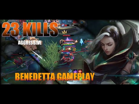 BENEDETTA AGGRESSIVE GAMEPLAY| MLBB | BENEDETTA GOD