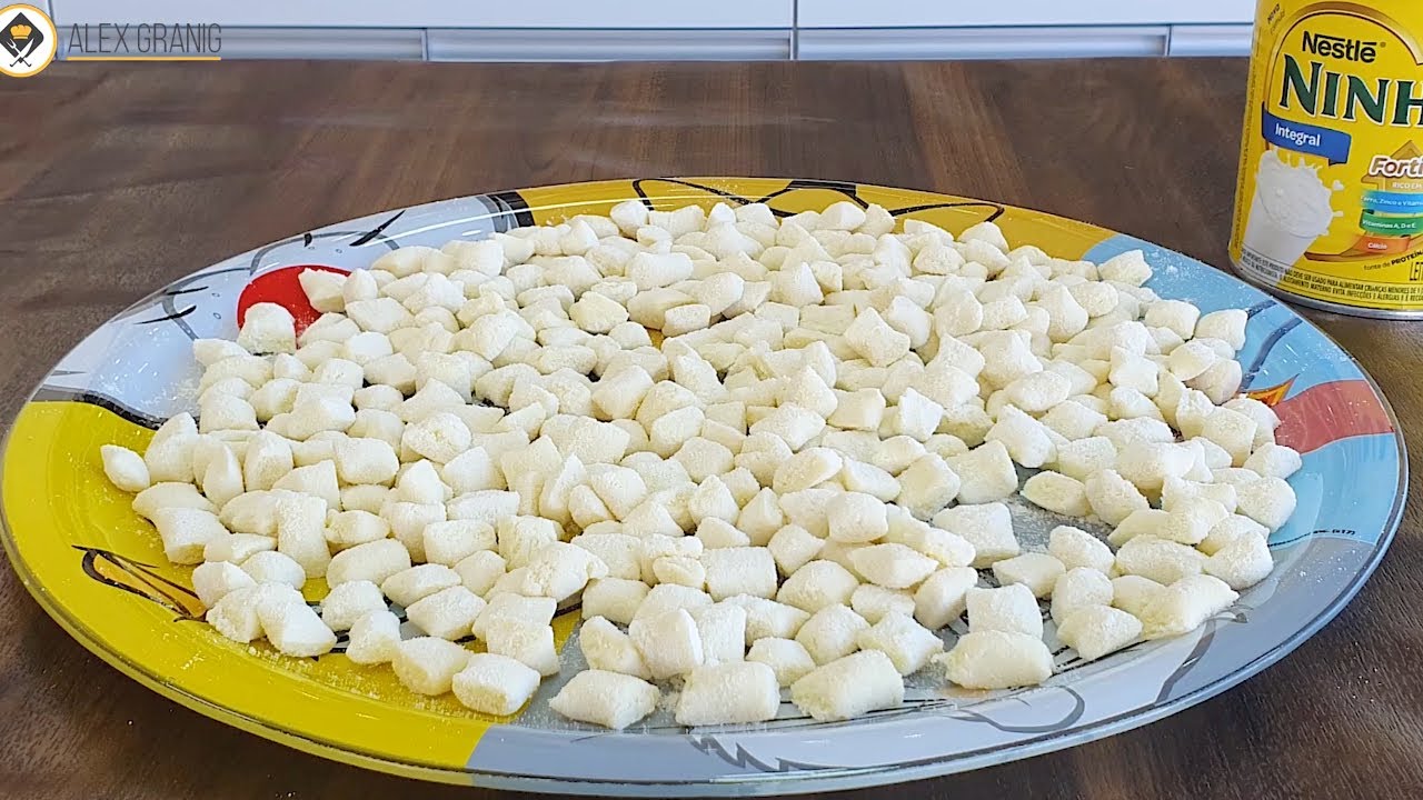 2 INGREDIENTES APENAS - BALINHAS DE LEITE NINHO QUE NÃO PRECISA DE FOGO NEM FORNO