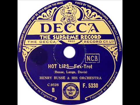 Henry Busse - Hot Lips