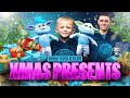 ADORABLE! Ronnie Foden reviews City Christmas presents with his dad, Phil Foden!