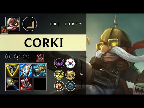 Corki ADC vs Ezreal - KR Master Patch 26.01