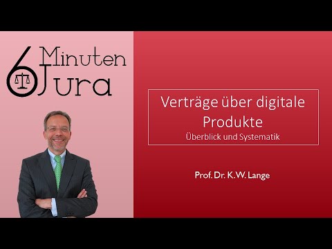 Contracts for digital products - overview and system